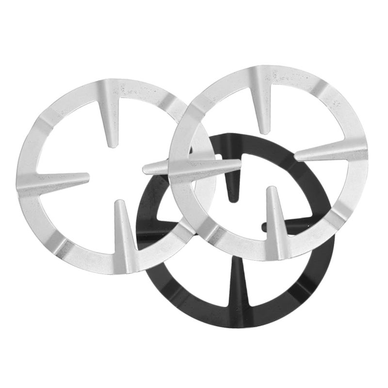 مجموعة حلقات دعم الواك 3 قطع قابلة للاستبداد، إكسسوارات موقد غاز متينة ومدمجة للمنزل - Image 2