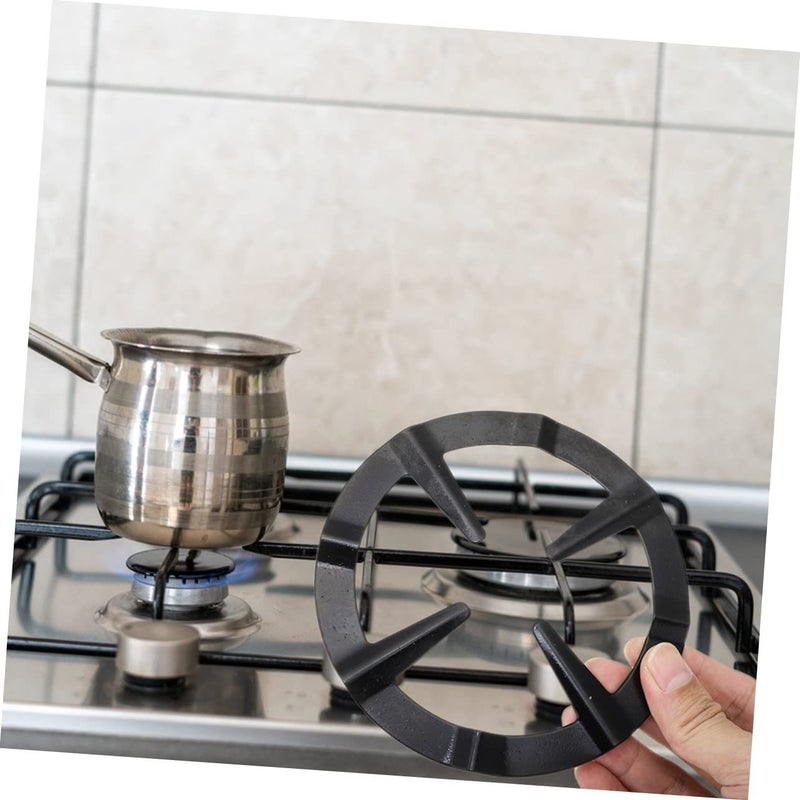 مجموعة حلقات دعم الواك 3 قطع قابلة للاستبداد، إكسسوارات موقد غاز متينة ومدمجة للمنزل - Image 5