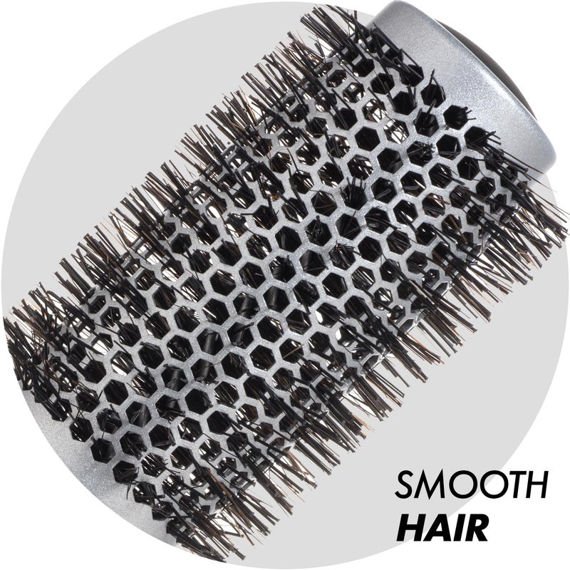 Sam Villa Signature Nylon and Boar Bristle Hair Brush Thermal Round Styling Brush - Image 3