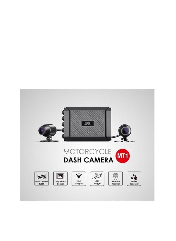 Viofo - VIOFO MT1 Your Go-To Motorcycle Dash Cam with Front and Rear View and GPS Tracking - Image 1