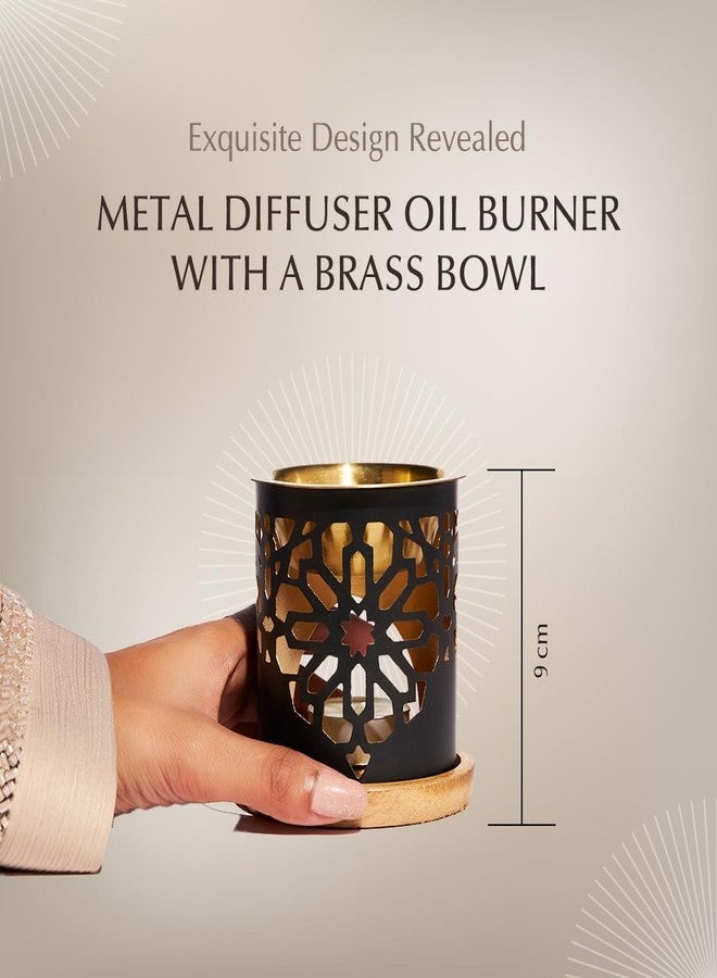 Dukhni Oud Essential Oil Diffuser Blend & Candle Burner | 6 x 10ml Arabic Oils with Diffuser| Relax with Home Aromatherapy, for Relaxation, Massage & Candle Making, Islamic Gift - Image 5