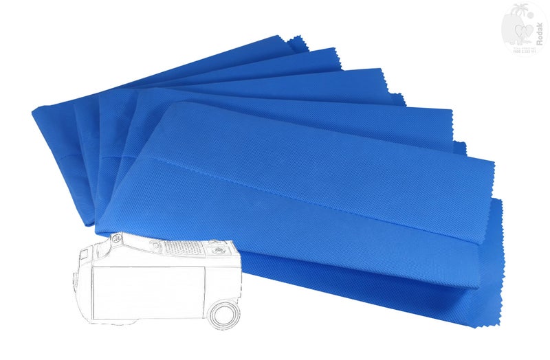RODAK Reusable Vacuum Cleaner Dust Bags for Euroclean, Excel, Ace, 300, Jet Models - Set of 5 - Image 1