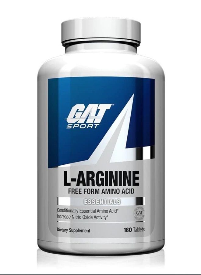 GAT SPORT L-Arginine Tablets, 180 Count - Image 1