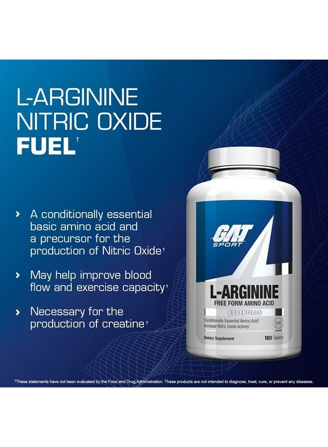 GAT SPORT L-Arginine Tablets, 180 Count - Image 2