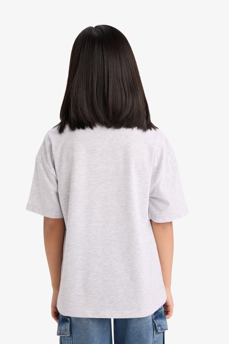 Girl Oversize Fit NBA Licensed Short Sleeve T Shirt