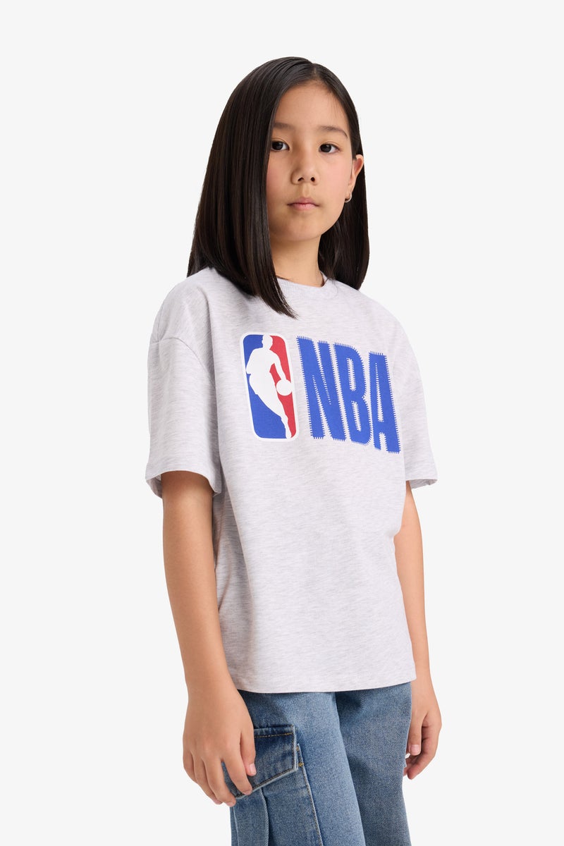 Girl Oversize Fit NBA Licensed Short Sleeve T Shirt