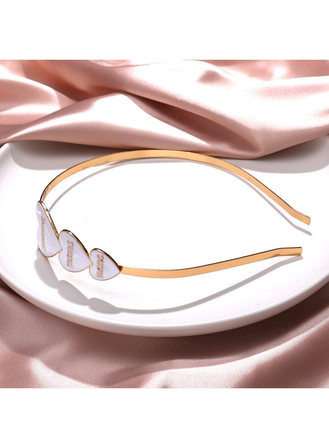 BVGA Mama Headband For Mom Festival Enamel Letter “Mama” Love Heart Hairband For Women Mother’S Day Hair Accessory Gifts Gifts For New Mom Gifts For Mom From Daughter Son Mom Birthday Gifts Best Mom - Image 2