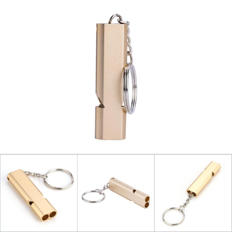 Emergency Whistle: 120DB Loud Clear Sound Double Hole Design - Polished Rust-Resistant Lightweight Keychain Whistle for Outdoor Camping Hiking Survival Personal Safety - Image 5