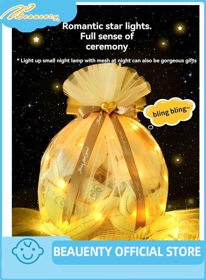 Beauenty 22PCS Newborn Baby Gifts Set, Newborn Layette Gift Set, Baby Clothes Accessories Set for Boys and Girls, Premium Cotton, Perfect Gift Box with Beautifully Gift Box for Spring Summer Autumn Winter - Image 3