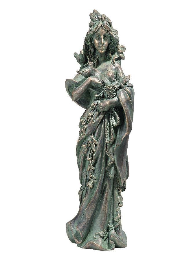 Design Toscano NG31497 Mother Nature Maiden of the Forest Statue,Full Color - Image 3