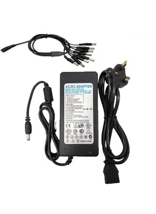 Ac Dc 12V 5A Power Adapter 12Volt 5Amp 60W Adaptor Desktop Switch Supply For Cctv Camera And Led Strip With Depatchable 1 To 8 Spliter Cable - pzsku/ZC7D1E2DE1E3FA680B73FZ/45/_/1715317484/22cd5d0c-e0ca-4628-8eeb-583feeb5ddb9