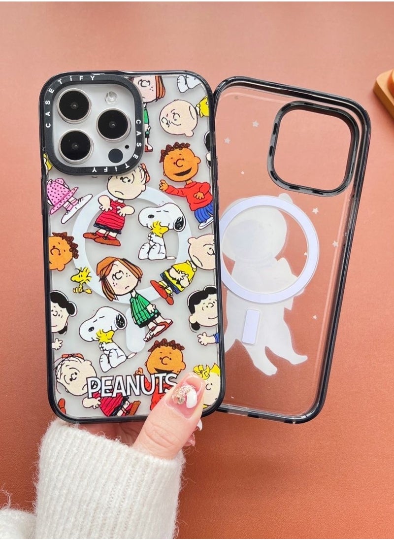 Casetify - For iPhone 13 Pro Max Case Snoopy Magnetic Magsafe MagFit Anti-Yellowing Technology Cover - Image 1