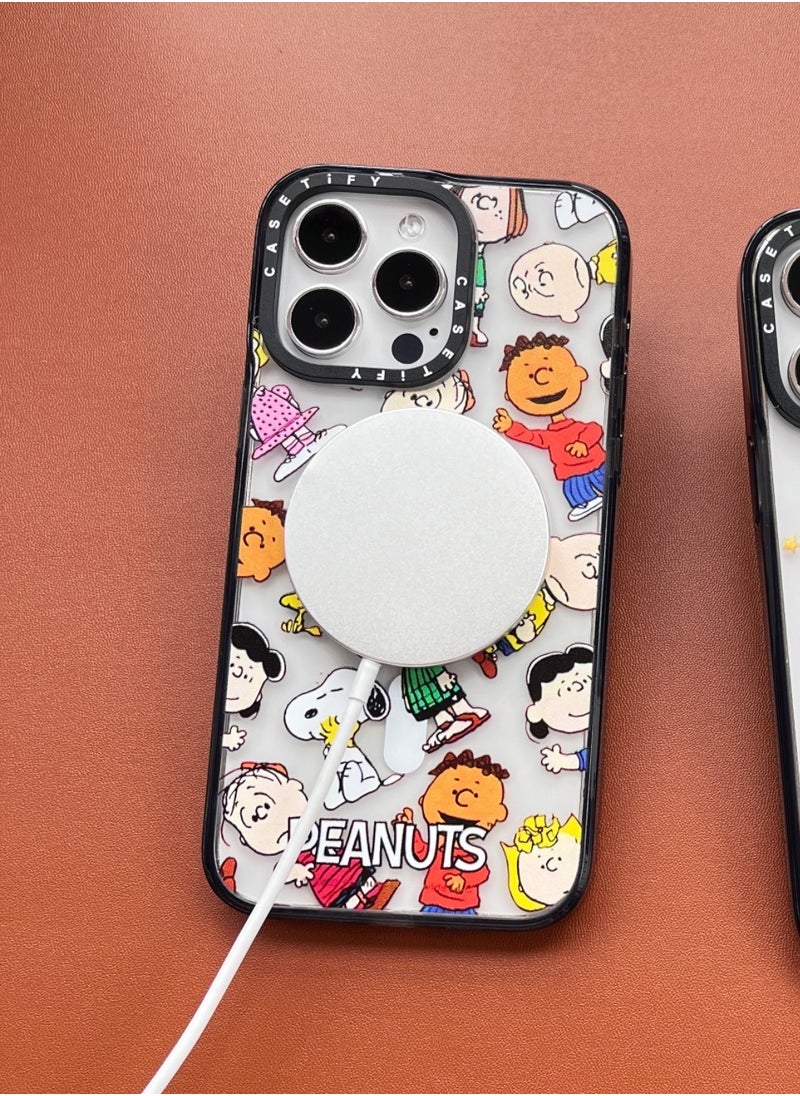 Casetify - For iPhone 13 Pro Max Case Snoopy Magnetic Magsafe MagFit Anti-Yellowing Technology Cover - Image 1