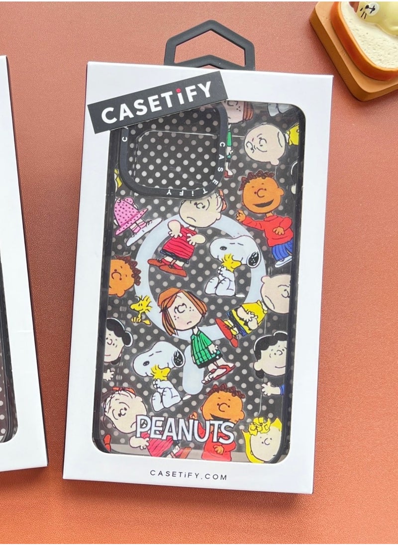 Casetify - For iPhone 13 Pro Max Case Snoopy Magnetic Magsafe MagFit Anti-Yellowing Technology Cover - Image 1