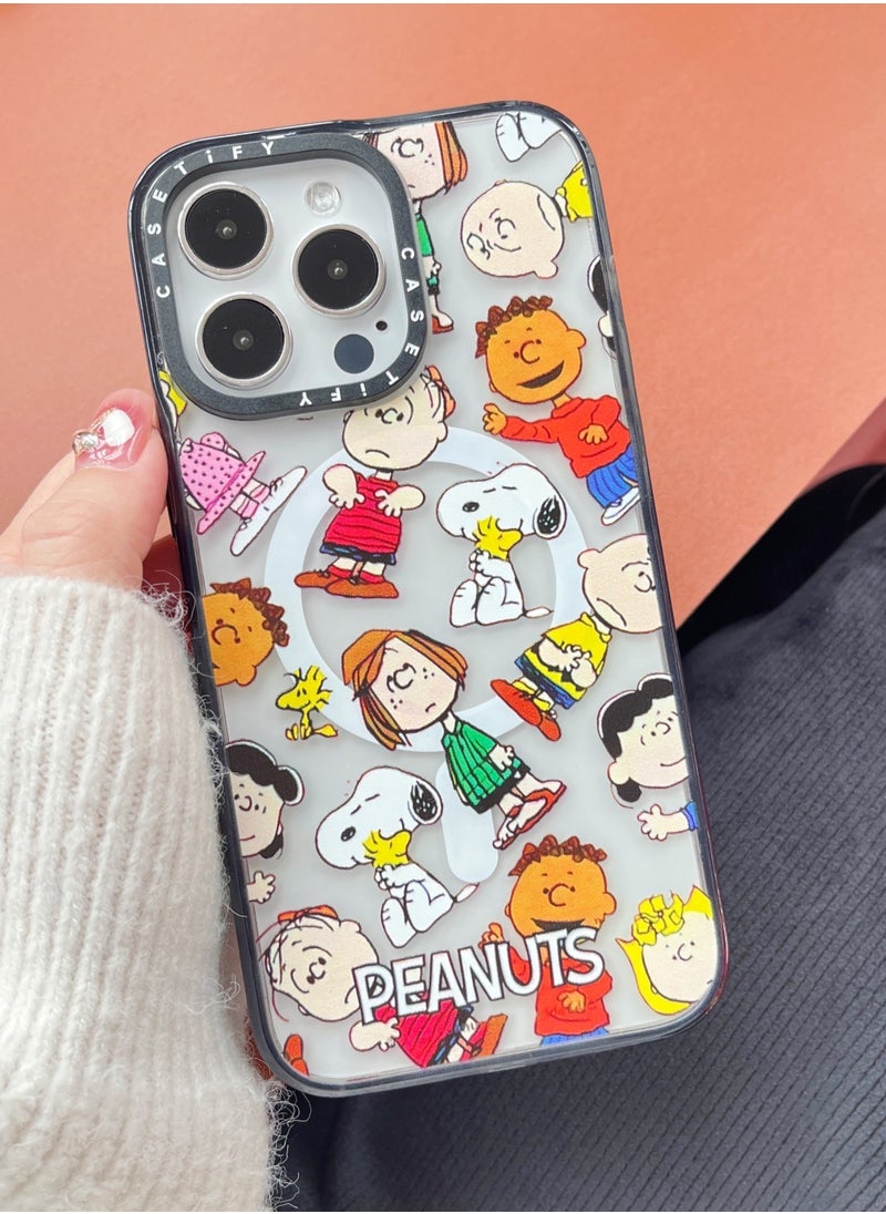 Casetify - For iPhone 13 Pro Max Case Snoopy Magnetic Magsafe MagFit Anti-Yellowing Technology Cover - Image 1