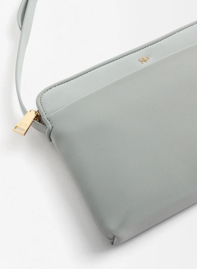 PARFOIS Velvet Effect Crossbody Bag