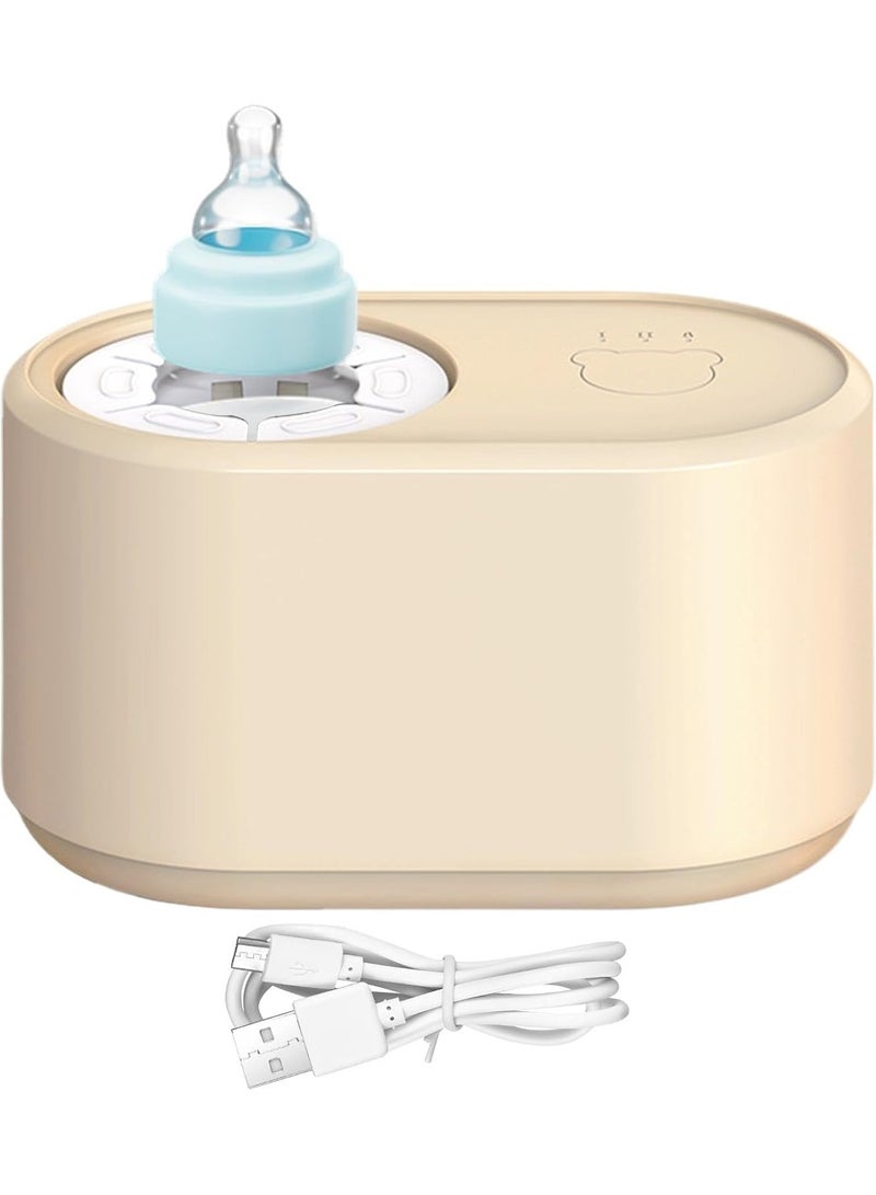 PEI  AN Baby Mixer Formula Dispenser ,Smart Baby Bottle Warmer: 24/7 Constant 40°C Ready-to-Drink Milk, 3-Min Fast Heat & Anti-Clump Mixing | USB-C Portable for Home/Travel (0-12M) - Image 2