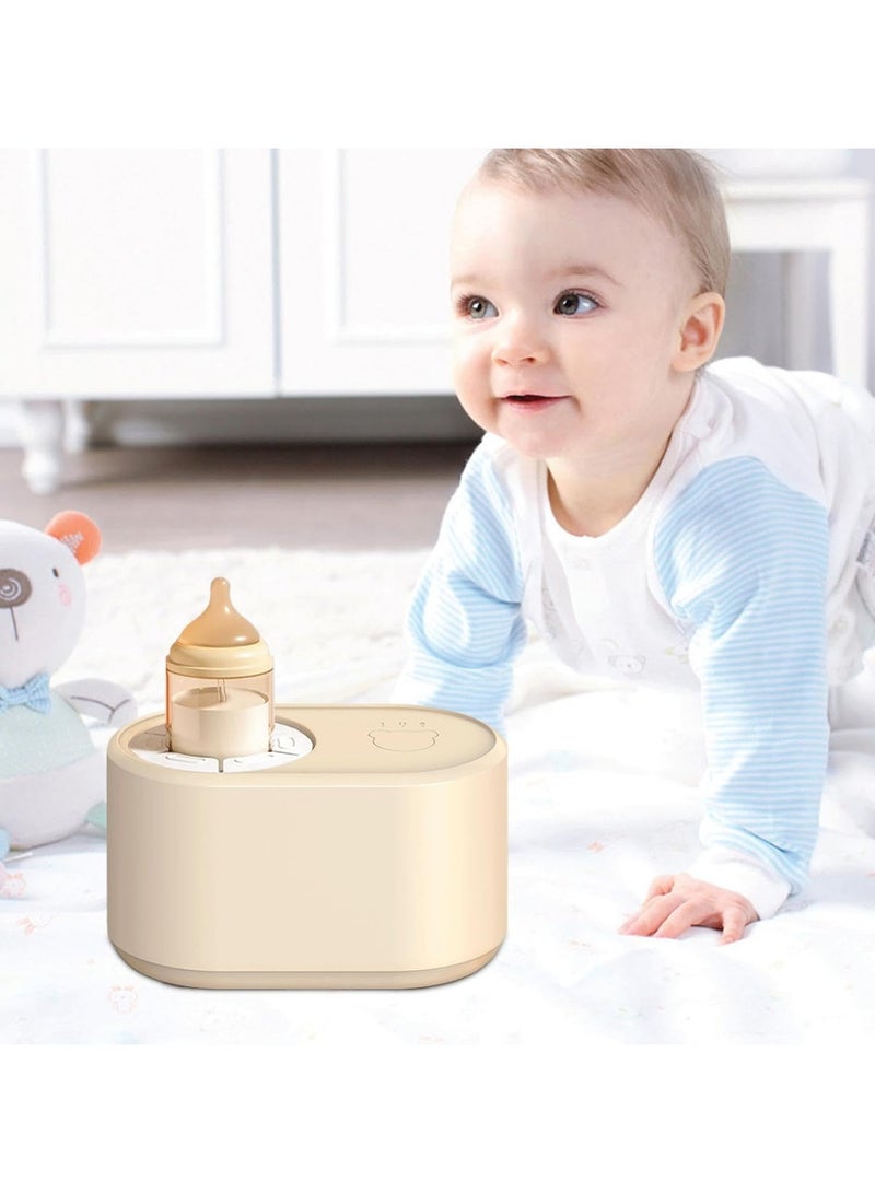 PEI  AN Baby Mixer Formula Dispenser ,Smart Baby Bottle Warmer: 24/7 Constant 40°C Ready-to-Drink Milk, 3-Min Fast Heat & Anti-Clump Mixing | USB-C Portable for Home/Travel (0-12M) - Image 3