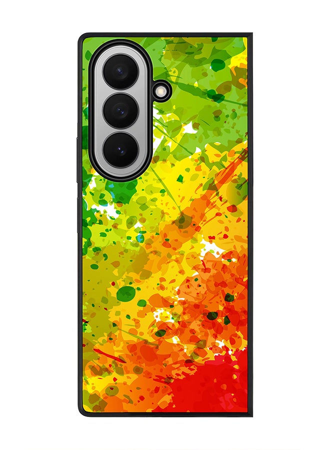 Stylizedd For Samsung Galaxy Z Fold7 Case,Slim fit Camera Protection, Shockproof Thin Phone cover  - Tropical Splash