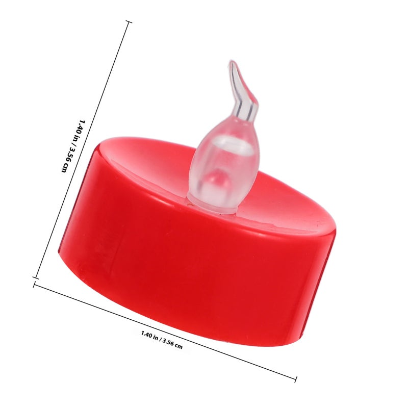 12Pcs Flameless Candle Lights Simulation Small Electric Candle Light Decors - Image 2