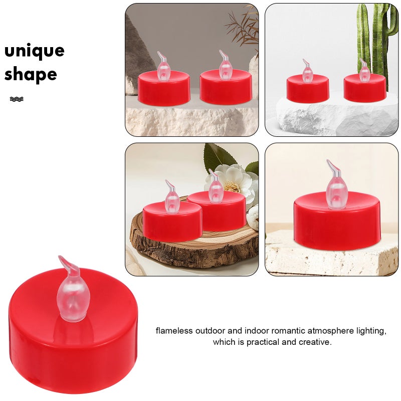 12Pcs Flameless Candle Lights Simulation Small Electric Candle Light Decors - Image 3