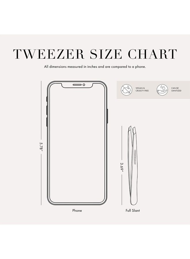 Tweezerman Stainless Steel Point Tweezer - Eyebrow Precision Tweezers, Facial and Ingrown Hair Removal (Rose Gold) - Image 4