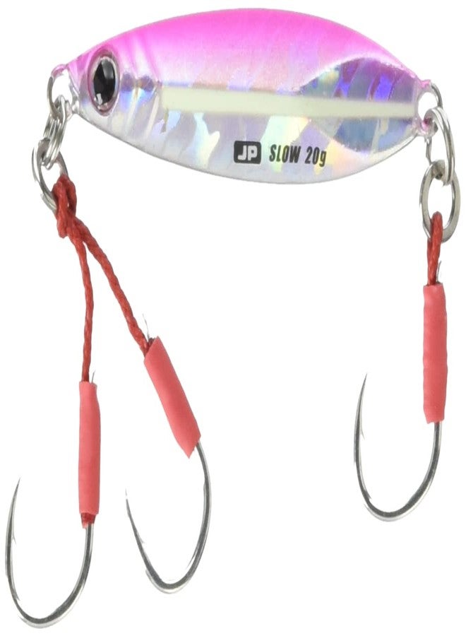 Major Craft JPSLOW-20 Lure, Metal Jigpara Shore Throw Model 0.7 oz (20 g) #01 Sardine - Image 1
