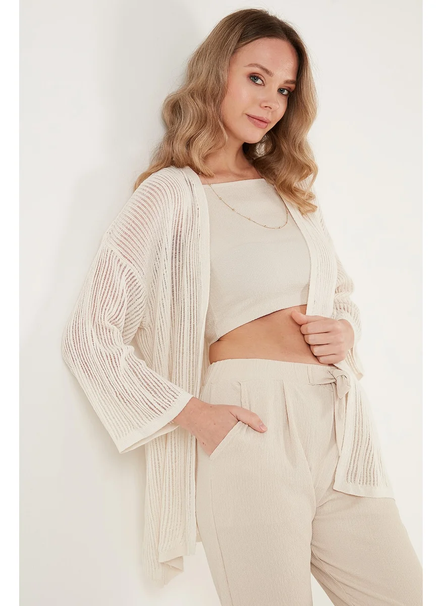 Lela Long Knitted Cardigan Women's Cardigan 6071582