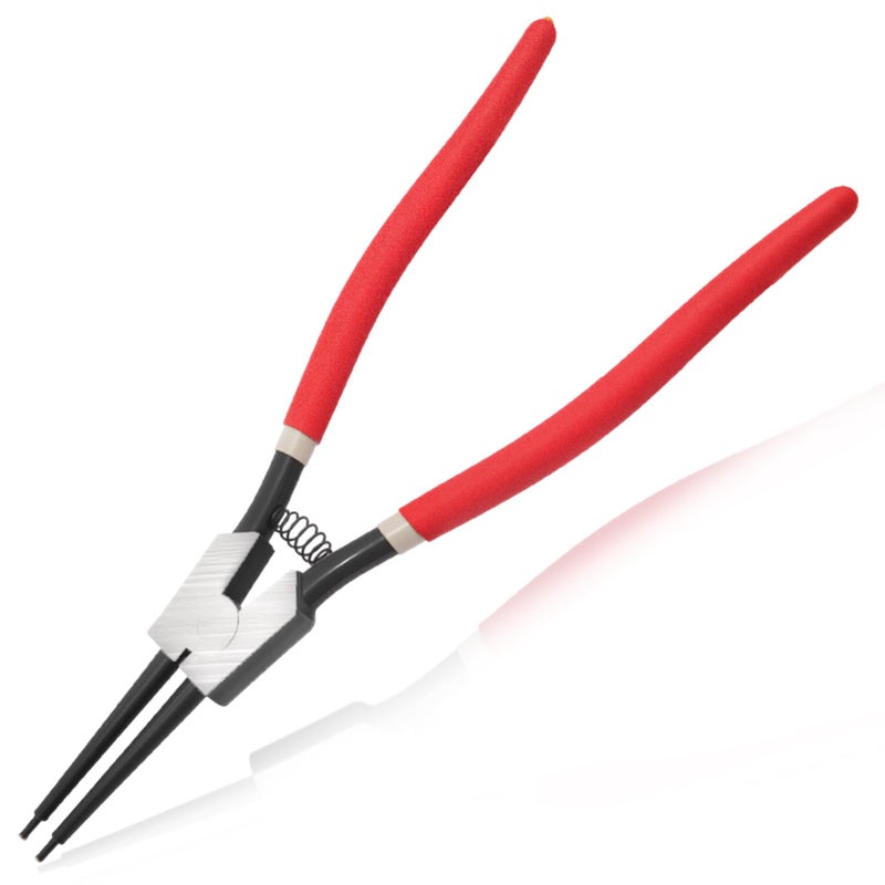 LEONTOOL 13-Inch Snap Ring Plier Heavy Duty External Circlip Pliers Straight Jaw Tip Diameter 0.12" for Installing Removing Retaining Ring - Image 1