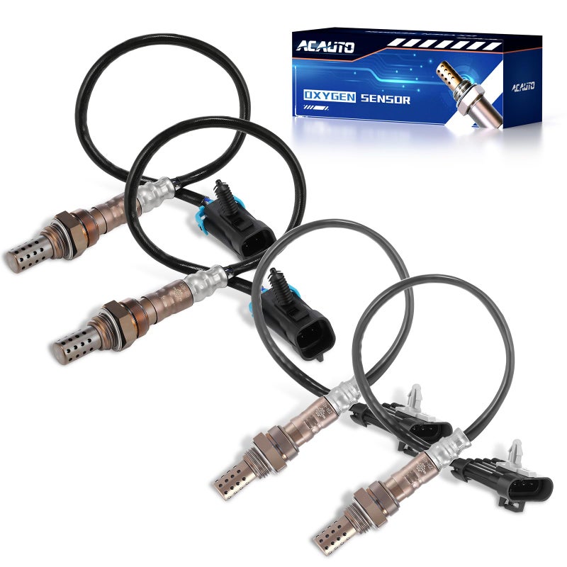 ACAUTO 2344012 2344018 Oxygen Sensor O2 Sensor Compatiable with Chevy Silverado 1500 Tahoe Suburban Express 1500 Suburban GMC Yukon XL Sierra Cadillac Escalade 2344012 SU187 25024018 4 Pack