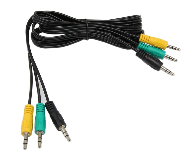 zdyCGTime 3.5mm Audio Cable 3 to 3 3.5mm Jack Male to Male Stereo Audio AUX Cable Cord for Computer Speakers(5ft/1.5m) - Image 2