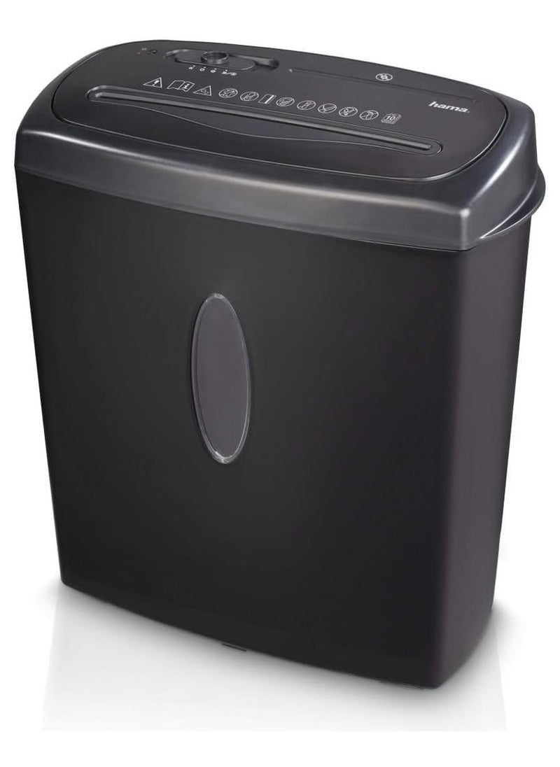 Hama - 73050544 Home X12CD Cross Cut Document Shredder with Security Level E3 P4 T4, 21 Liters Capacity, Black - Image 1