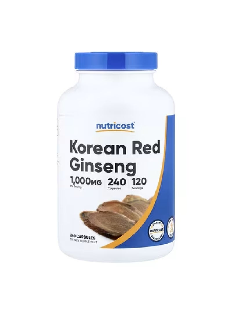 الجينسنغ الأحمر الكوري، 240 كبسولة