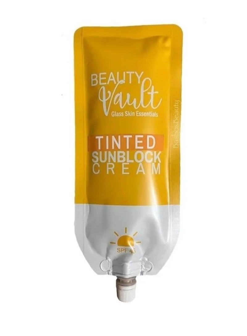 Tinted Sunblock Cream SPF 45 