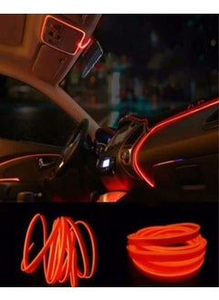 Erlight Torpedo LED Rope Neon Light Decorative Orange 2 Meters  - Image 3