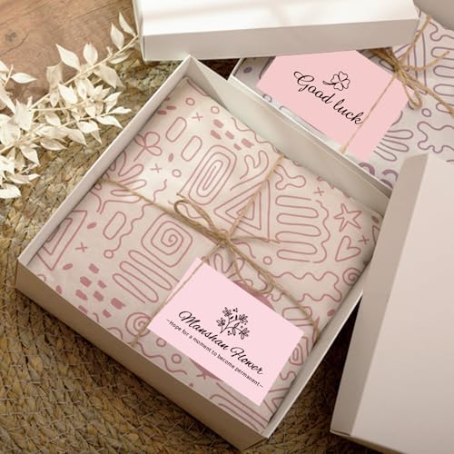 WANGHENG 3" x 2" Pink Thermal Label,Self-Adhesive Rectangle Thermal Sticker Labels for Logo Design,Name/Price Tag,Thanks Card,Address,QR Code - Image 5