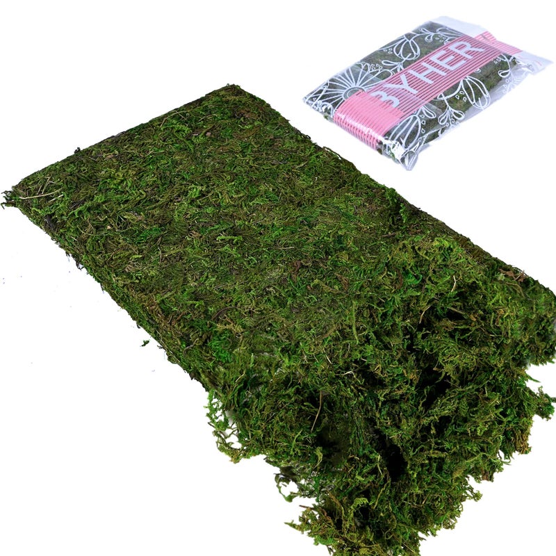 BYHER Artificial Moss Fake Green Grass for Centerpieces Home Kitchen Garden Decor (3.5OZ, Fresh) - Image 2