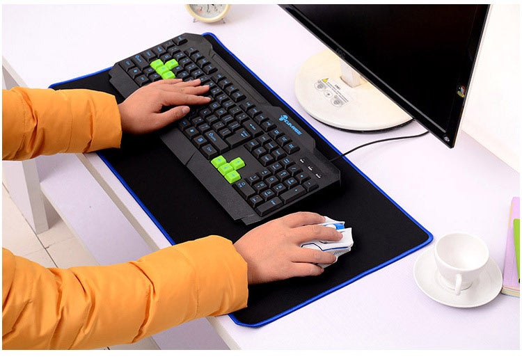 Edge-Locking Gaming Mouse Pad, Large Edged Personalized Mouse Pad, Thickeneded Office Desk Pad, Keyboard Pad, Advertising Pad - Image 5