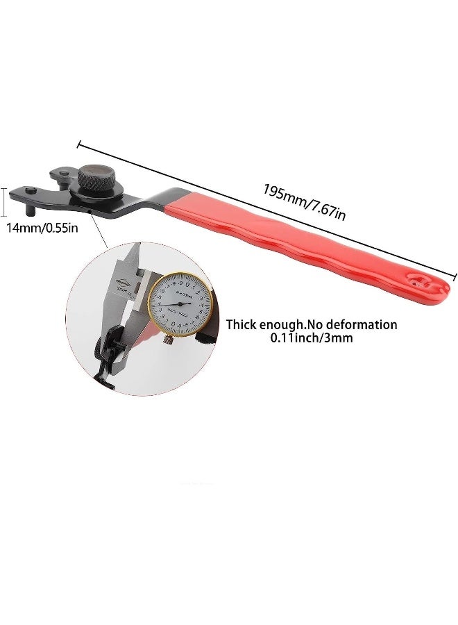 Biella Universal Adjustable Pin Angle Grinder Wrench With Non-Slip Grip For Flange Grinder Tool Machine From 4 Inch - 9 Inch Spanner - Image 2