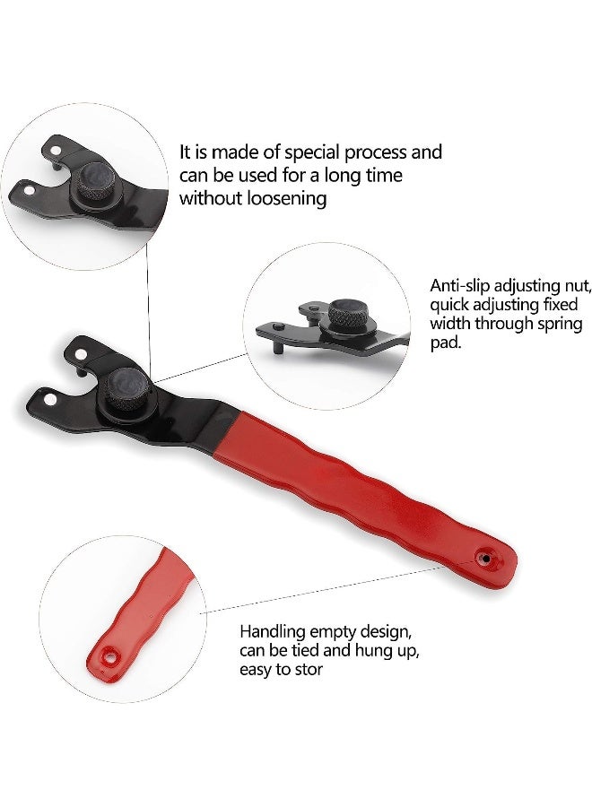 Biella Universal Adjustable Pin Angle Grinder Wrench With Non-Slip Grip For Flange Grinder Tool Machine From 4 Inch - 9 Inch Spanner - Image 5