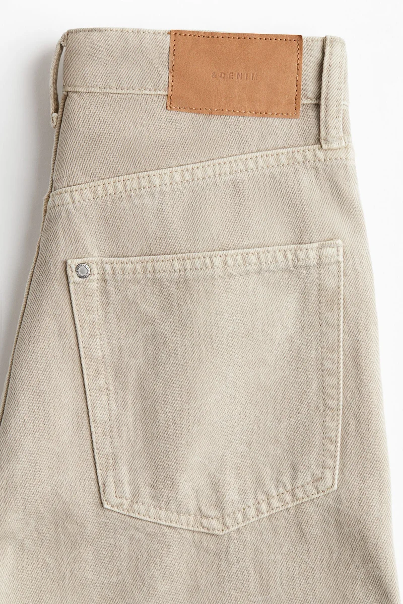 H&M Petite Length Wide Ultra High Jeans