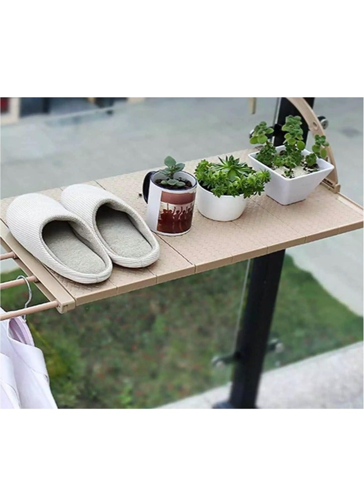Perfii Multi Purpose Foldable Portable Clothes Drying Rack for Towels Cloth Shoes and Slippers  - Image 2