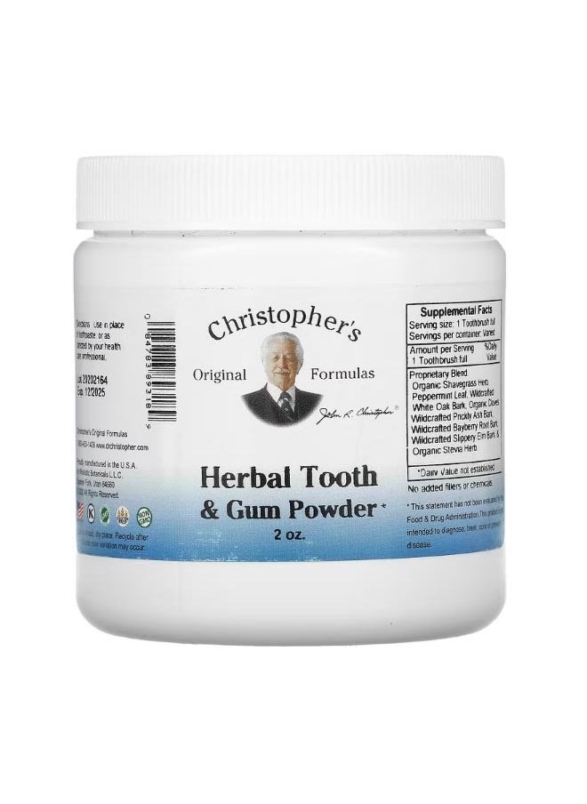 Christopher's Original Formulas - Herbal Tooth and Gum Powder 2 oz - Image 1