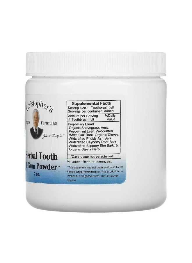 Christopher's Original Formulas - Herbal Tooth and Gum Powder 2 oz - Image 1