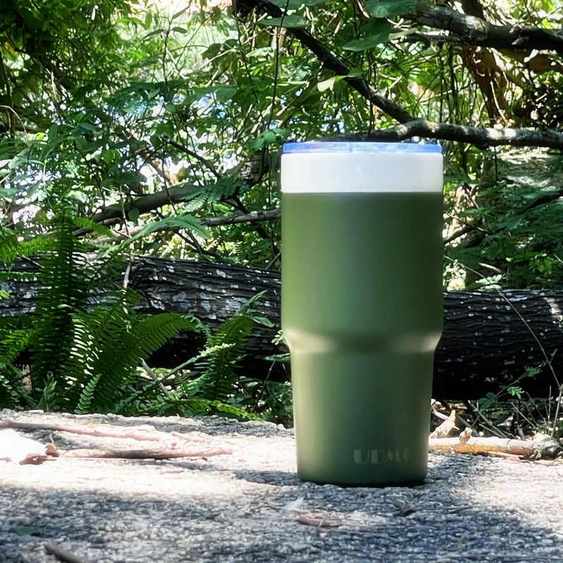 UDMG Ture Ceramic-Lined (Not Coated) Stainless Steel Vacuum Insulated Travel Coffee Tumbler, 16oz for Coffee & Tea On-The-Go (Moss Green) - Image 5