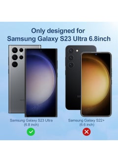 CaseNeo 2 Pack Samsung Galaxy S23 ULTRA Hydrogel Screen Protector (2023) Case Cover Friendly Flexible Film [Fingerprint Reader,Easy to install] Bubble-Free Protection Phone Accessories  - Image 4