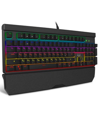 SVEN KB-G9500 لوحة مفاتيح ميكانيكية قابلة للبرمجة مفاتيح زرقاء - قوس قزح مع مسند معصم قابل للفصل - pzsku/ZC7D35D94A596D1C2DC97Z/45/_/1715467453/92a01c69-9399-44c4-b8c9-dbbfef19dc00