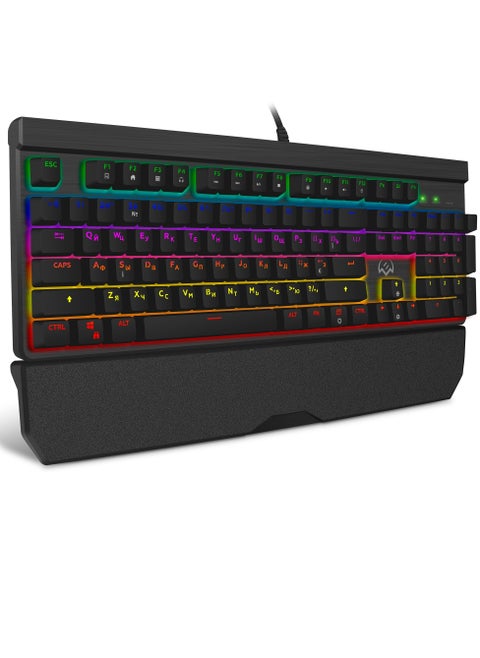SVEN KB-G9500 Mechanical programmable keyboard Blue switches - Rainbow With Detachable wrist rest