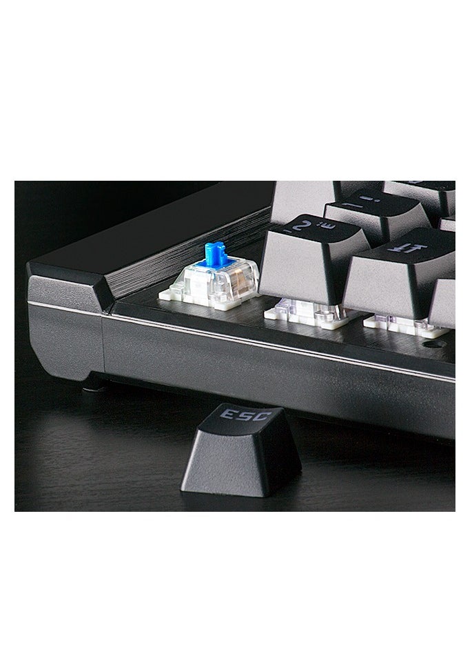 Generic - SVEN KB-G9500 Mechanical programmable keyboard Blue switches - Rainbow With Detachable wrist rest - Image 1