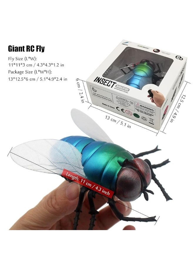Tipmant Tipmant RC Fly Remote Control Mosca Toy Realistic Electronic Animal Fake Insect Car Vehicle Kids Birthday Gifts  - Image 2